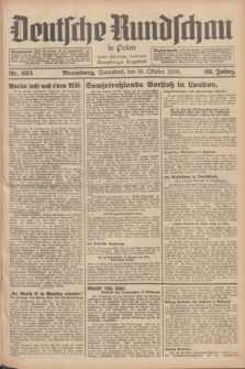 Deutsche Rundschau in Polen : früher Ostdeutsche Rundschau, Bromberger Tageblatt. Jg.60, Nr. 235 (10 Oktober 1936) + dod.