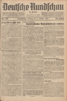 Deutsche Rundschau in Polen : früher Ostdeutsche Rundschau, Bromberger Tageblatt. Jg.60, Nr. 237 (13 Oktober 1936) + dod.