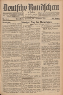 Deutsche Rundschau in Polen : früher Ostdeutsche Rundschau, Bromberger Tageblatt. Jg.60, Nr. 259 (7 November 1936) + dod.