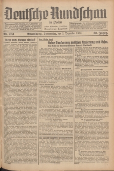 Deutsche Rundschau in Polen : früher Ostdeutsche Rundschau, Bromberger Tageblatt. Jg.60, Nr. 281 (3 Dezember 1936) + dod.