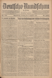 Deutsche Rundschau in Polen : früher Ostdeutsche Rundschau, Bromberger Tageblatt. Jg.60, Nr. 284 (6 Dezember 1936) + dod.