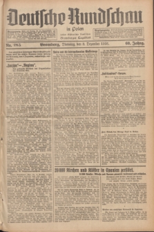 Deutsche Rundschau in Polen : früher Ostdeutsche Rundschau, Bromberger Tageblatt. Jg.60, Nr. 285 (8 Dezember 1936) + dod.