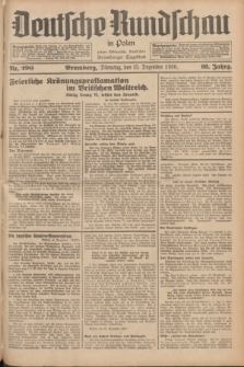 Deutsche Rundschau in Polen : früher Ostdeutsche Rundschau, Bromberger Tageblatt. Jg.60, Nr. 290 (15 Dezember 1936) + dod.