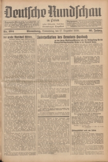 Deutsche Rundschau in Polen : früher Ostdeutsche Rundschau, Bromberger Tageblatt. Jg.60, Nr. 292 (17 Dezember 1936) + dod.