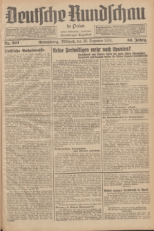 Deutsche Rundschau in Polen : früher Ostdeutsche Rundschau, Bromberger Tageblatt. Jg.60, Nr. 301 (30 Dezember 1936) + dod.