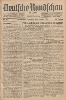 Deutsche Rundschau in Polen : früher Ostdeutsche Rundschau, Bromberger Tageblatt. Jg.61, Nr. 29 (6 Februar 1937) + dod.