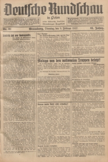 Deutsche Rundschau in Polen : früher Ostdeutsche Rundschau, Bromberger Tageblatt. Jg.61, Nr. 31 (9 Februar 1937) + dod.