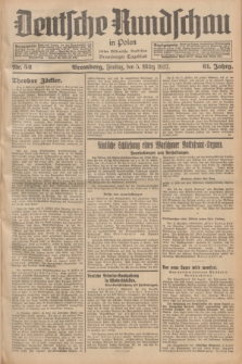 Deutsche Rundschau in Polen : früher Ostdeutsche Rundschau, Bromberger Tageblatt. Jg.61, Nr. 52 (5 März 1937) + dod.