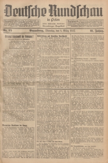 Deutsche Rundschau in Polen : früher Ostdeutsche Rundschau, Bromberger Tageblatt. Jg.61, Nr. 55 (9 März 1937) + dod.
