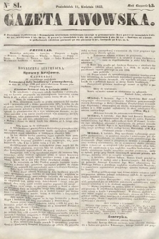 Gazeta Lwowska. 1853, nr 81