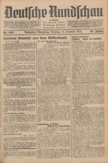 Deutsche Rundschau in Polen : früher Ostdeutsche Rundschau, Bromberger Tageblatt, Pommereller Tageblatt. Jg.61, Nr. 285 (14 Dezember 1937) + dod.