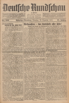 Deutsche Rundschau in Polen : früher Ostdeutsche Rundschau, Bromberger Tageblatt, Pommereller Tageblatt. Jg.61, Nr. 296 (28 Dezember 1937) + dod.