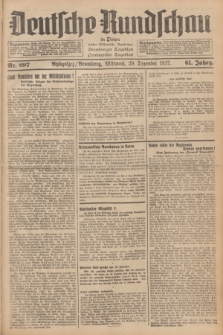 Deutsche Rundschau in Polen : früher Ostdeutsche Rundschau, Bromberger Tageblatt, Pommereller Tageblatt. Jg.61, Nr. 297 (29 Dezember 1937) + dod.