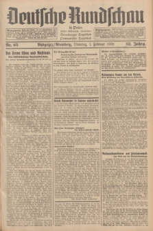 Deutsche Rundschau in Polen : früher Ostdeutsche Rundschau, Bromberger Tageblatt, Pommereller Tageblatt. Jg.62, Nr. 25 (1 Februar 1938) + dod.