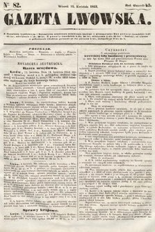 Gazeta Lwowska. 1853, nr 82