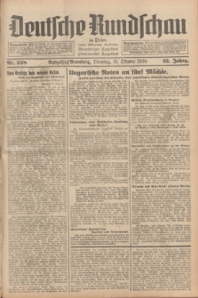 Deutsche Rundschau in Polen : früher Ostdeutsche Rundschau, Bromberger Tageblatt, Pommereller Tageblatt. Jg.62, Nr. 238 (18 Oktober 1938) + dod.