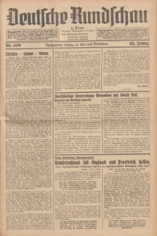 Deutsche Rundschau in Polen = Przegląd Niemiecki w Polsce : früher Ostdeutsche Rundschau, Bromberger Tageblatt, Pommereller Tageblatt. Jg.63, Nr. 108 (12 Mai 1939) + dod.