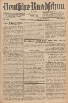 Deutsche Rundschau in Polen = Przegląd Niemiecki w Polsce : früher Ostdeutsche Rundschau, Bromberger Tageblatt, Pommereller Tageblatt. Jg.63, Nr. 130 (10 Juni 1939) + dod.