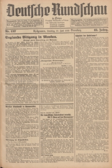 Deutsche Rundschau in Polen = Przegląd Niemiecki w Polsce : früher Ostdeutsche Rundschau, Bromberger Tageblatt, Pommereller Tageblatt. Jg.63, Nr. 137 (18 Juni 1939) + dod.