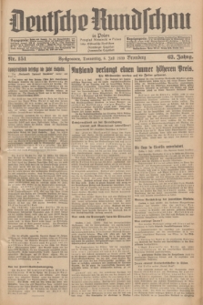 Deutsche Rundschau in Polen = Przegląd Niemiecki w Polsce : früher Ostdeutsche Rundschau, Bromberger Tageblatt, Pommereller Tageblatt. Jg.63, Nr. 151 (6 Juli 1939) + dod.