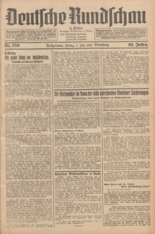 Deutsche Rundschau in Polen = Przegląd Niemiecki w Polsce : früher Ostdeutsche Rundschau, Bromberger Tageblatt, Pommereller Tageblatt. Jg.63, Nr. 152 (7 Juli 1939) + dod.