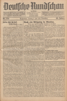 Deutsche Rundschau in Polen = Przegląd Niemiecki w Polsce : früher Ostdeutsche Rundschau, Bromberger Tageblatt, Pommereller Tageblatt. Jg.63, Nr. 154 (9 Juli 1939) + dod.