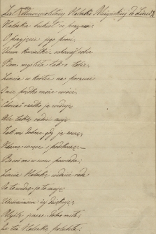 Cztery nie datowane listy dziewięcioletniej Halszki Mężyńskiej, do Linci D., Stefana Witwickiego, matki i siostry w Gräffenbergu oraz odpowiedź wierszem Stefana Witwickiego z dnia 21 września 1844 r.