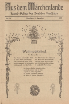Aus dem Märchenlande : Jugend-Beilage der Deutschen Rundschau. 1926, Nr. 26 (21 Dezember)