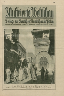 Illustrierte Weltschau : Beilage zur Deutschen Rundschau in Polen. 1928, Nr. 3 ([17 Januar])