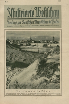 Illustrierte Weltschau : Beilage zur Deutschen Rundschau in Polen. 1928, Nr. 4 ([24 Januar])