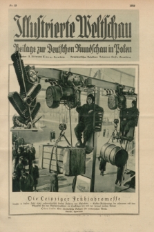 Illustrierte Weltschau : Beilage zur Deutschen Rundschau in Polen. 1928, Nr. 12 ([20 März])