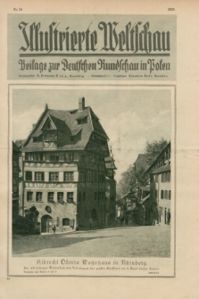 Illustrierte Weltschau : Beilage zur Deutschen Rundschau in Polen. 1928, Nr. 14 ([3 April])