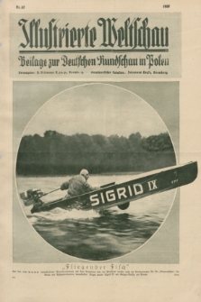 Illustrierte Weltschau : Beilage zur Deutschen Rundschau in Polen. 1928, Nr. 23 ([5 Juni])