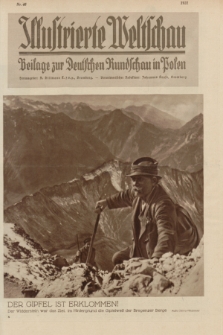 Illustrierte Weltschau : Beilage zur Deutschen Rundschau in Polen. 1928, nr 46 (13 November)