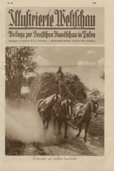 Illustrierte Weltschau : Beilage zur Deutschen Rundschau in Polen. 1931, Nr. 30 ([28 Juli])