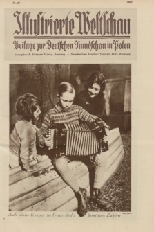 Illustrierte Weltschau : Beilage zur Deutschen Rundschau in Polen. 1931, Nr. 31 ([4 August])