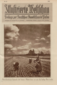 Illustrierte Weltschau : Beilage zur Deutschen Rundschau in Polen. 1931, Nr. 33 ([18 August])