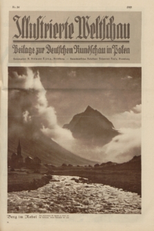 Illustrierte Weltschau : Beilage zur Deutschen Rundschau in Polen. 1931, Nr. 34 ([25 August])