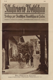 Illustrierte Weltschau : Beilage zur Deutschen Rundschau in Polen. 1931, Nr. 36 ([8 September])