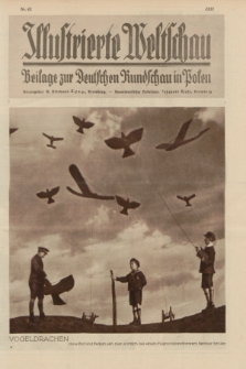 Illustrierte Weltschau : Beilage zur Deutschen Rundschau in Polen. 1931, Nr. 43 ([27 Oktober])