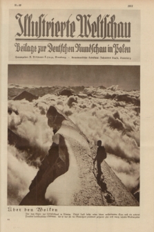 Illustrierte Weltschau : Beilage zur Deutschen Rundschau in Polen. 1931, Nr. 49 ([8 Dezember])