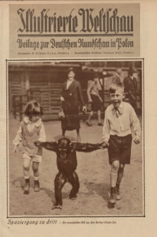 Illustrierte Weltschau : Beilage zur Deutschen Rundschau in Polen. 1932, Nr. 21 ([22 Mai])