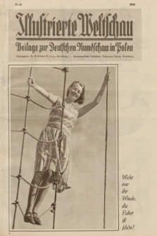 Illustrierte Weltschau : Beilage zur Deutschen Rundschau in Polen. 1932, nr 30 (24 Juli)