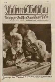Illustrierte Weltschau : Beilage zur Deutschen Rundschau in Polen. 1933, Nr. 45 ([12 November])