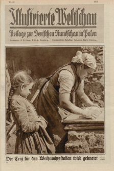 Illustrierte Weltschau : Beilage zur Deutschen Rundschau in Polen. 1933, Nr. 50 ([17 Dezember])