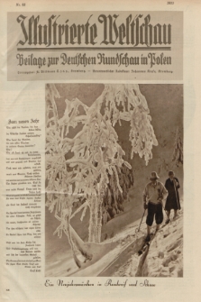 Illustrierte Weltschau : Beilage zur Deutschen Rundschau in Polen. 1933, Nr. 52 ([31 Dezember])