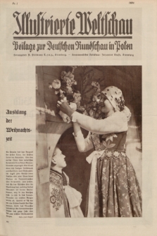 Illustrierte Weltschau : Beilage zur Deutschen Rundschau in Polen. 1934, Nr. 1 ([6 Januar])