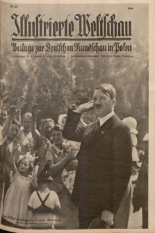 Illustrierte Weltschau : Beilage zur Deutschen Rundschau in Polen. 1934, Nr. 27 ([8 Juli])