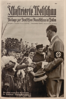 Illustrierte Weltschau : Beilage zur Deutschen Rundschau in Polen. 1934, Nr. 40 ([7 Oktober])