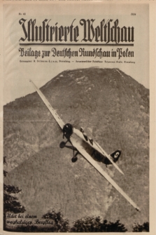 Illustrierte Weltschau : Beilage zur Deutschen Rundschau in Polen. 1934, Nr. 43 ([28 Oktober])